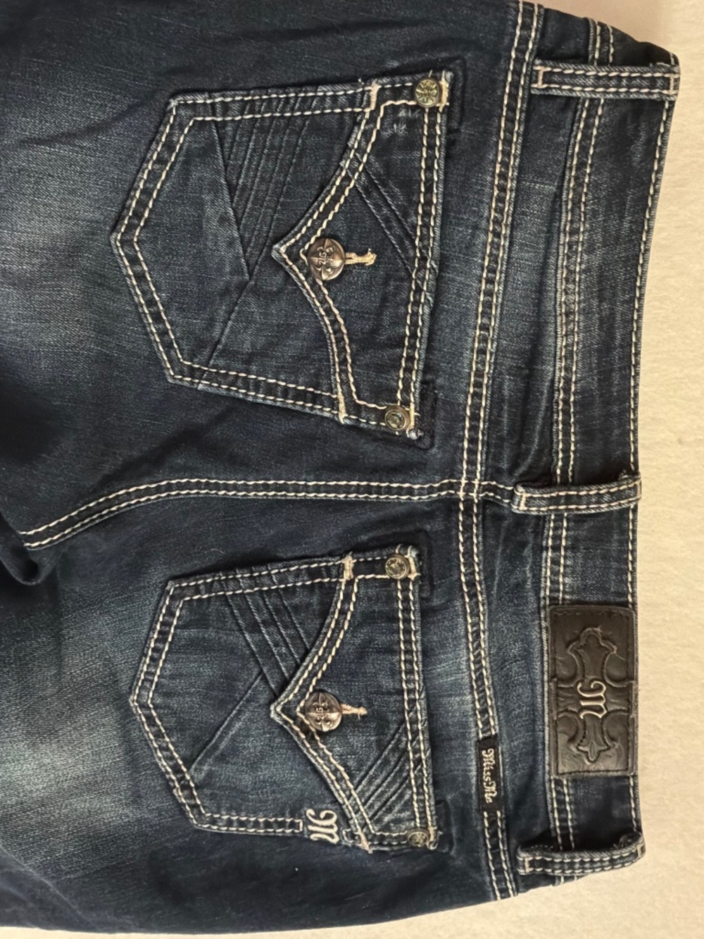 Miss Me Boot Cut Jeans size 28 Dark Wash